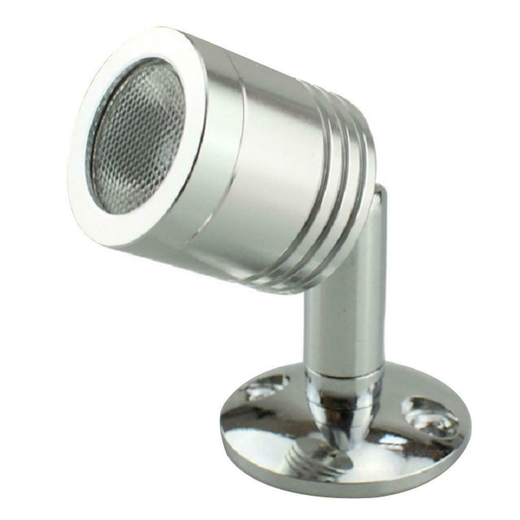 1.5W DC 12V Mini Spotlight Showcase Display Lighting Lamp Warm White 3000K