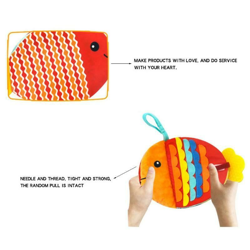 Creative Small Fish Cloth Book Cartoon Sea Animals Baby Early Education Gift