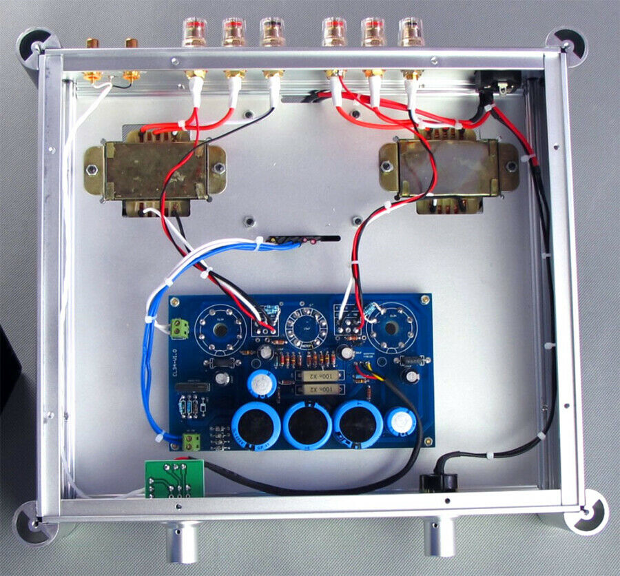EL34 Vacuum Tube Amplifier Single-ended Class A HiFi Stereo Amp DIY Kit 10W x 2