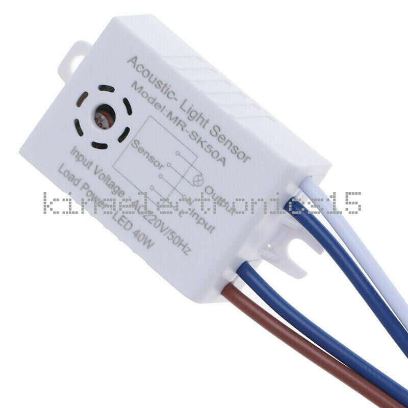 AC 220V 50Hz Automatic Auto On Off Photocell Street Light Switch Sound-Light