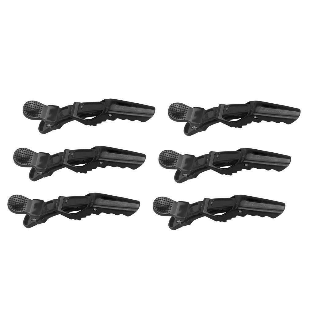 12x Plastic Hair Styling Sectioning Clips Salon Alligator Clips Makeup