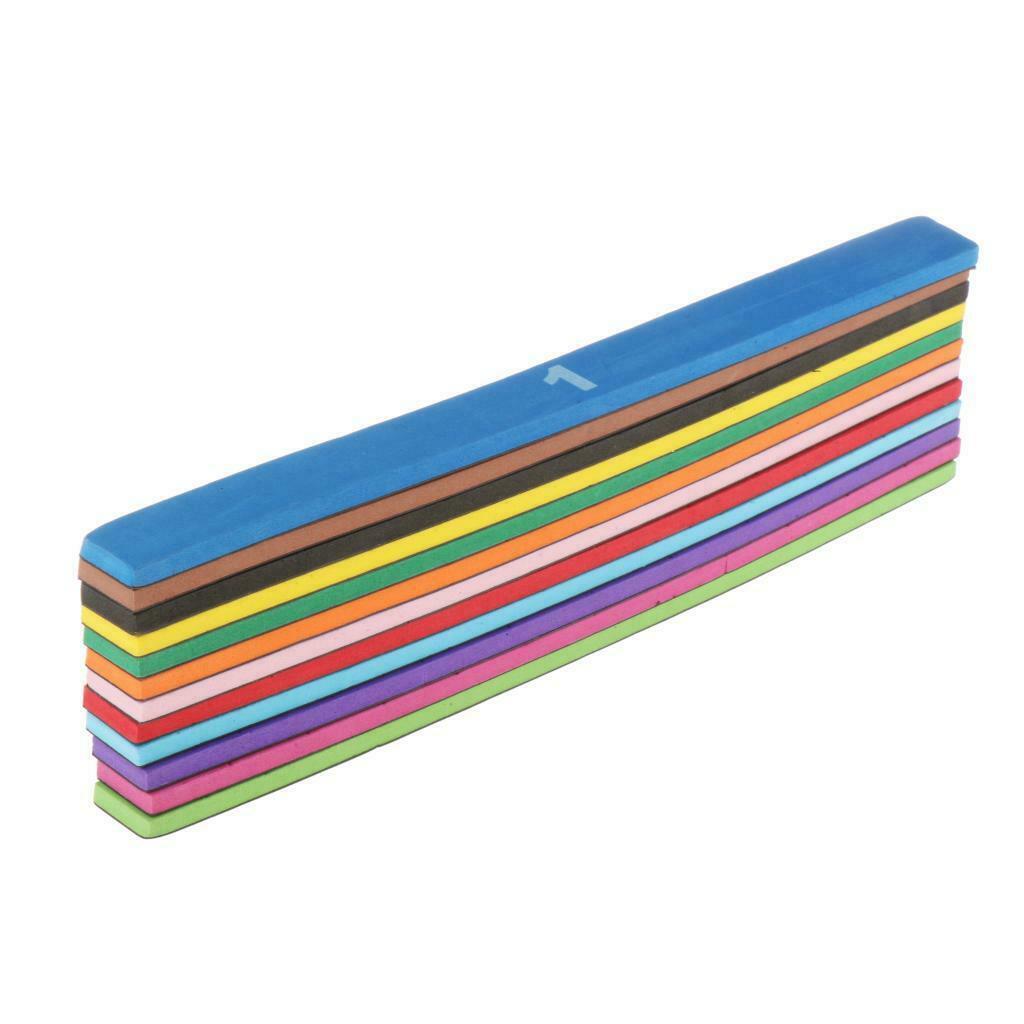 83x Soft Foam Magnetic Rainbow Fraction Tiles