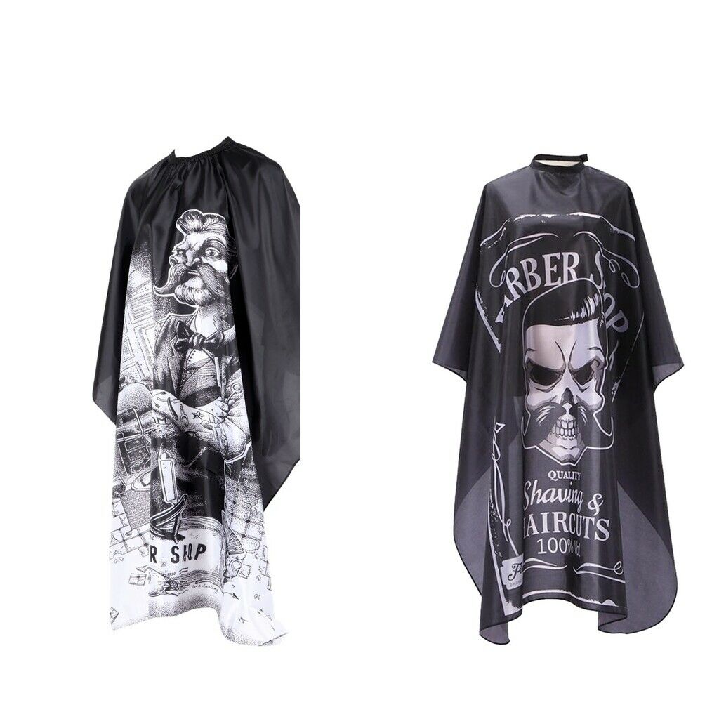 2 Pieces Professional Haircut Cape Salon Gown Hairdressing Dyeing Aprons
