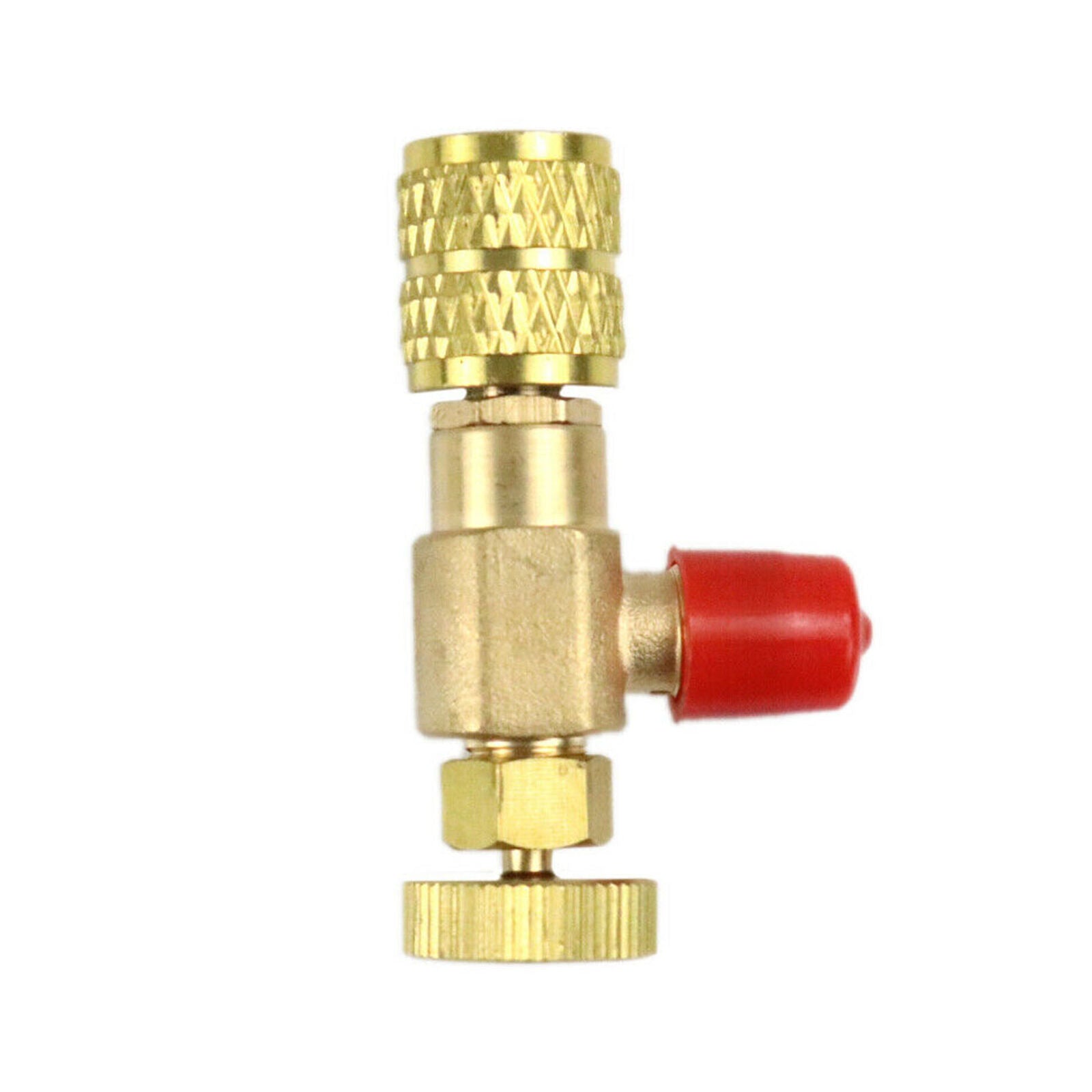 1/4''- 5/16'' Copper Flow Control Valve for Refrigerant Charging Hose R410A