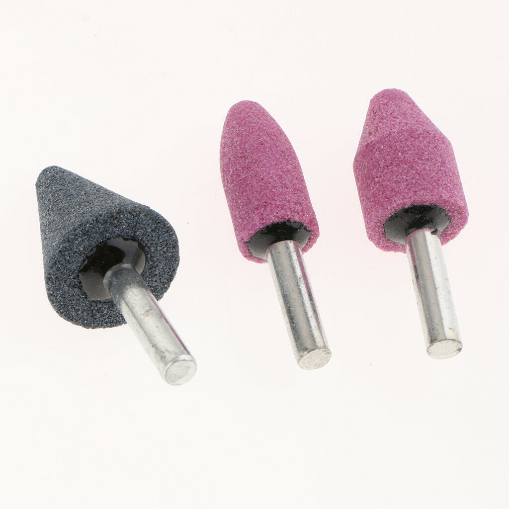 10x 6mm Cylindrical Electric Nail Drill Bits Polishing Grinding Head ZP-1009