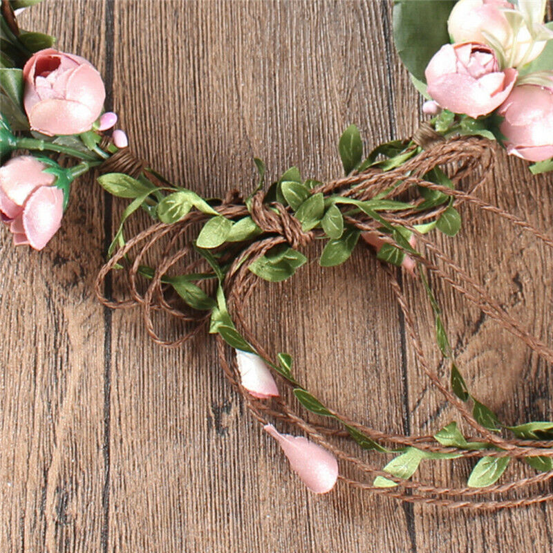 Women's Boho Flower Floral Hairband Headband Crown Party Bride Wedding BeachBDAU