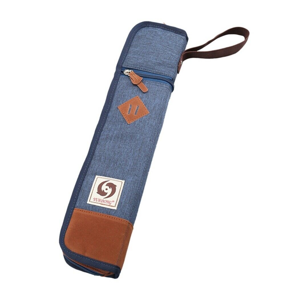 Drum Stick Holder Drumsticks Bag Case Waterproof Oxford Cloth Blue