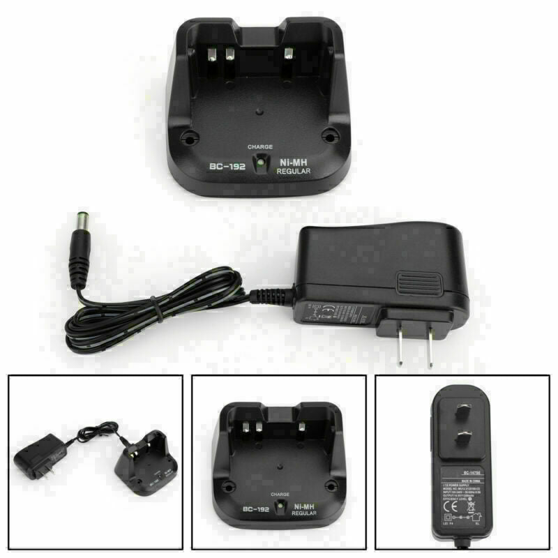 1Pcs BC-192 Charger For Icom F3001 F4001 F4101D IC-V80 ICT70 BC192 BP264 CN