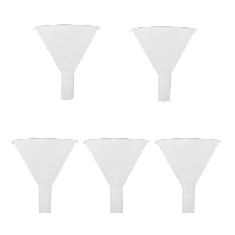50ml 50mm Mouth Diameter Laboratory Clear White Plastic Filter Funnel