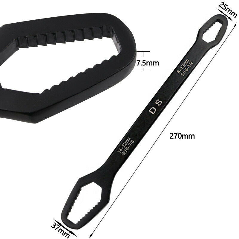 8-22mm Adjustable Two Head Double Use Special-Shaped Head Wrench Mainten Tools