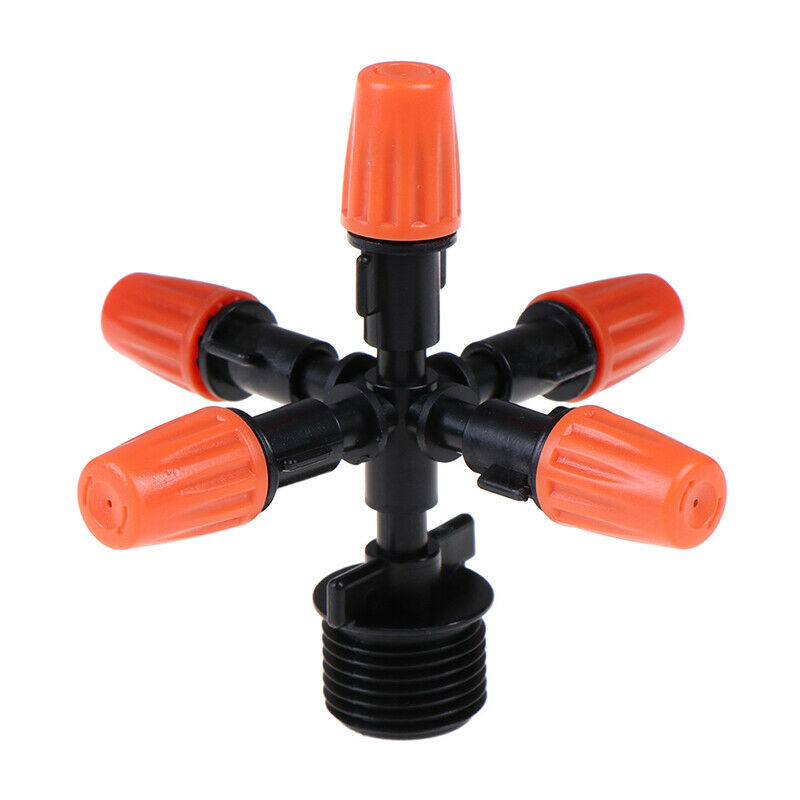Garden Sprinklers Automatic Watering Lawn 360° Rotating Sprinkler 5 Nozzl.l8