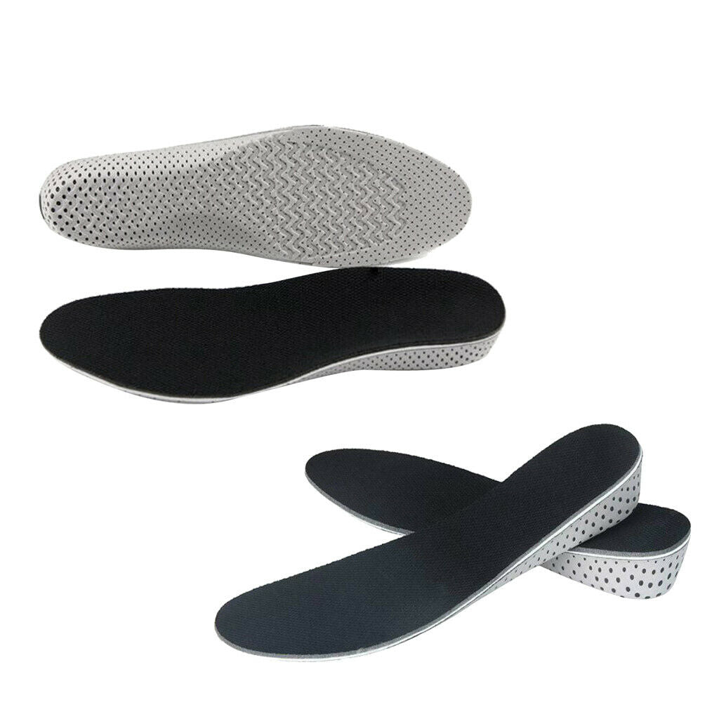 2 Pairs of S / M Ascending Insoles for Walking Comfort Feet, Legs And Back, in