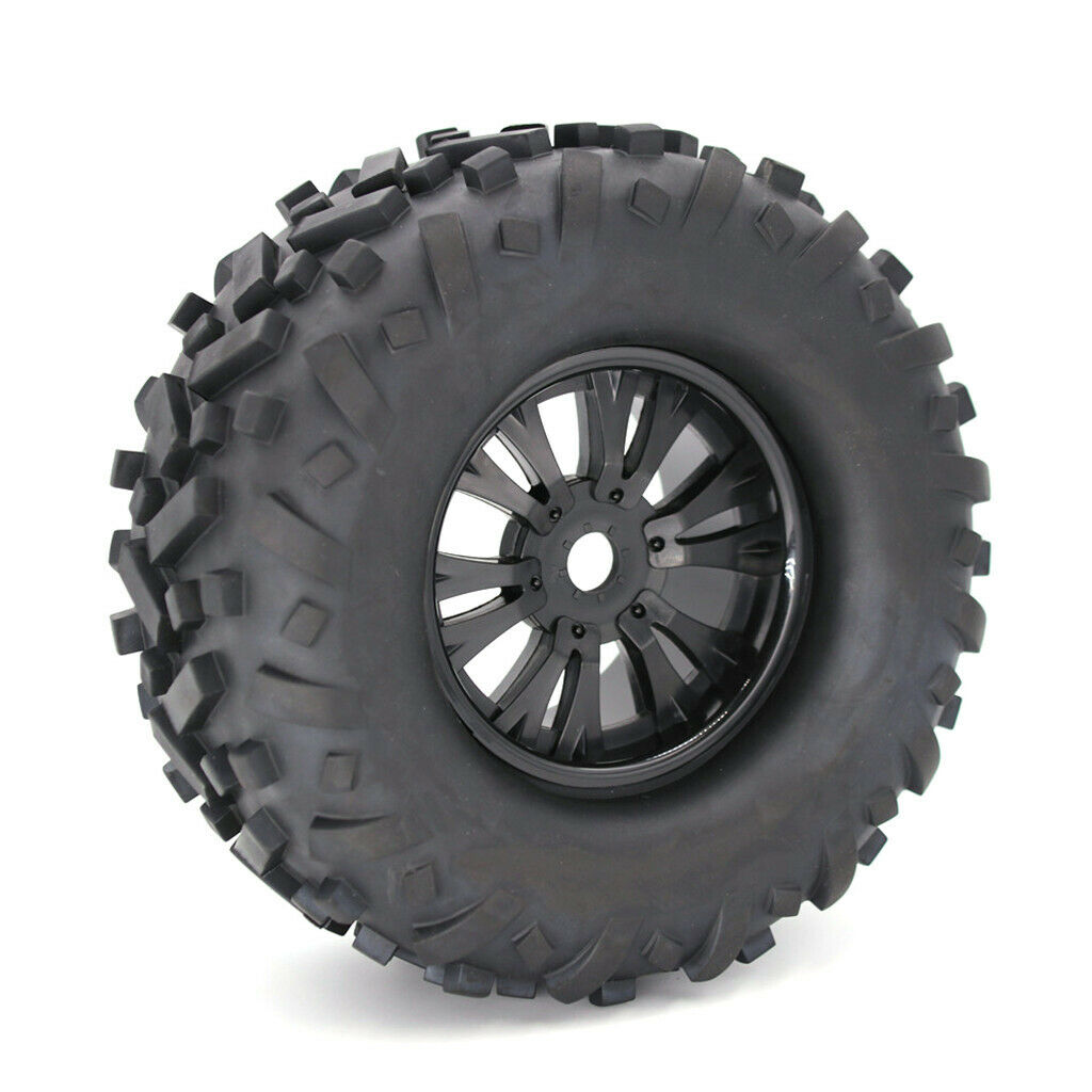 RC Car 170mm Rubber Tyre for HPI HSP E-MAXX Savage Flux 1/8 RC Monster Truck