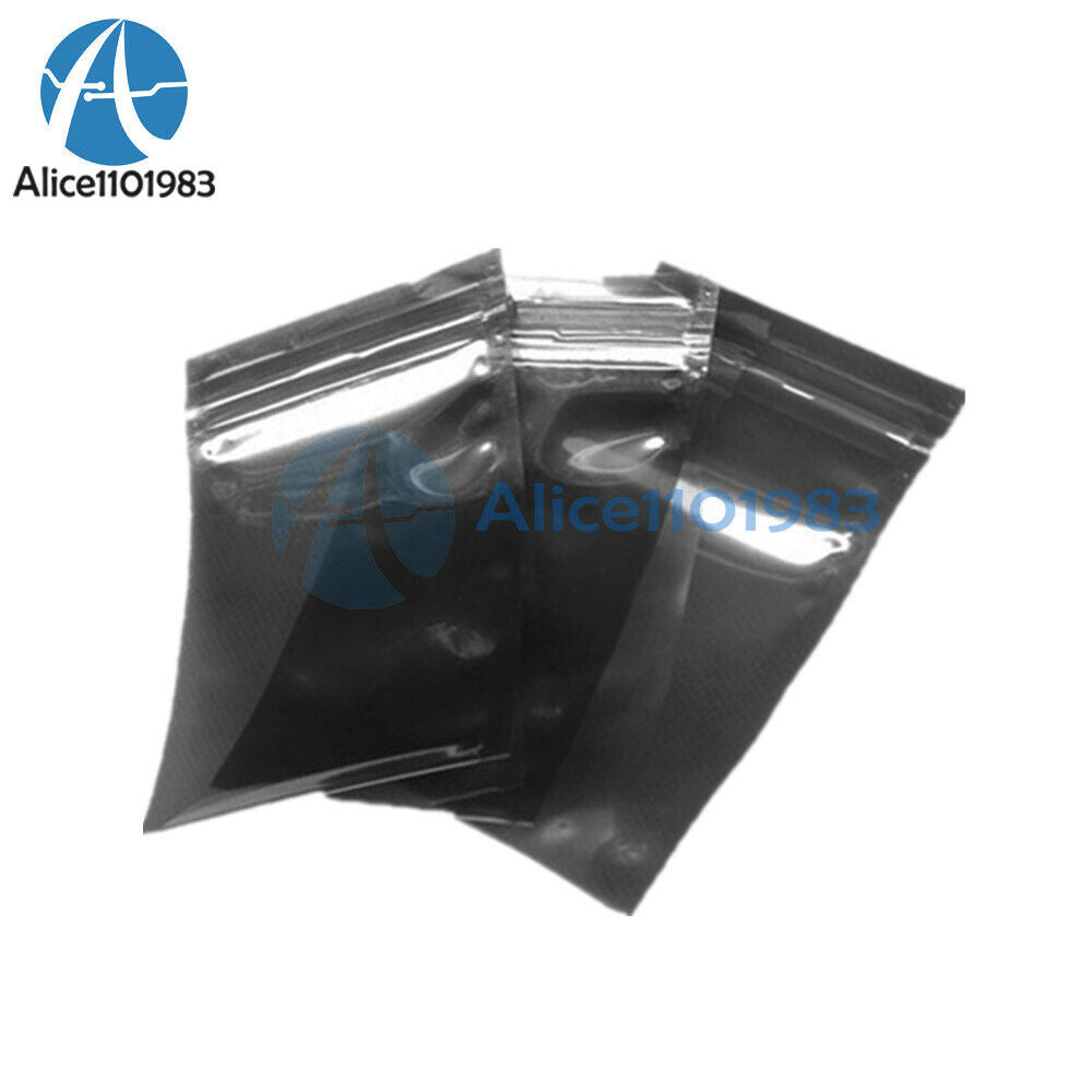 50PCS 60x90mm 6x9cm Anti Static Bag Plastic Zip Lock Shielding Holders Packaging