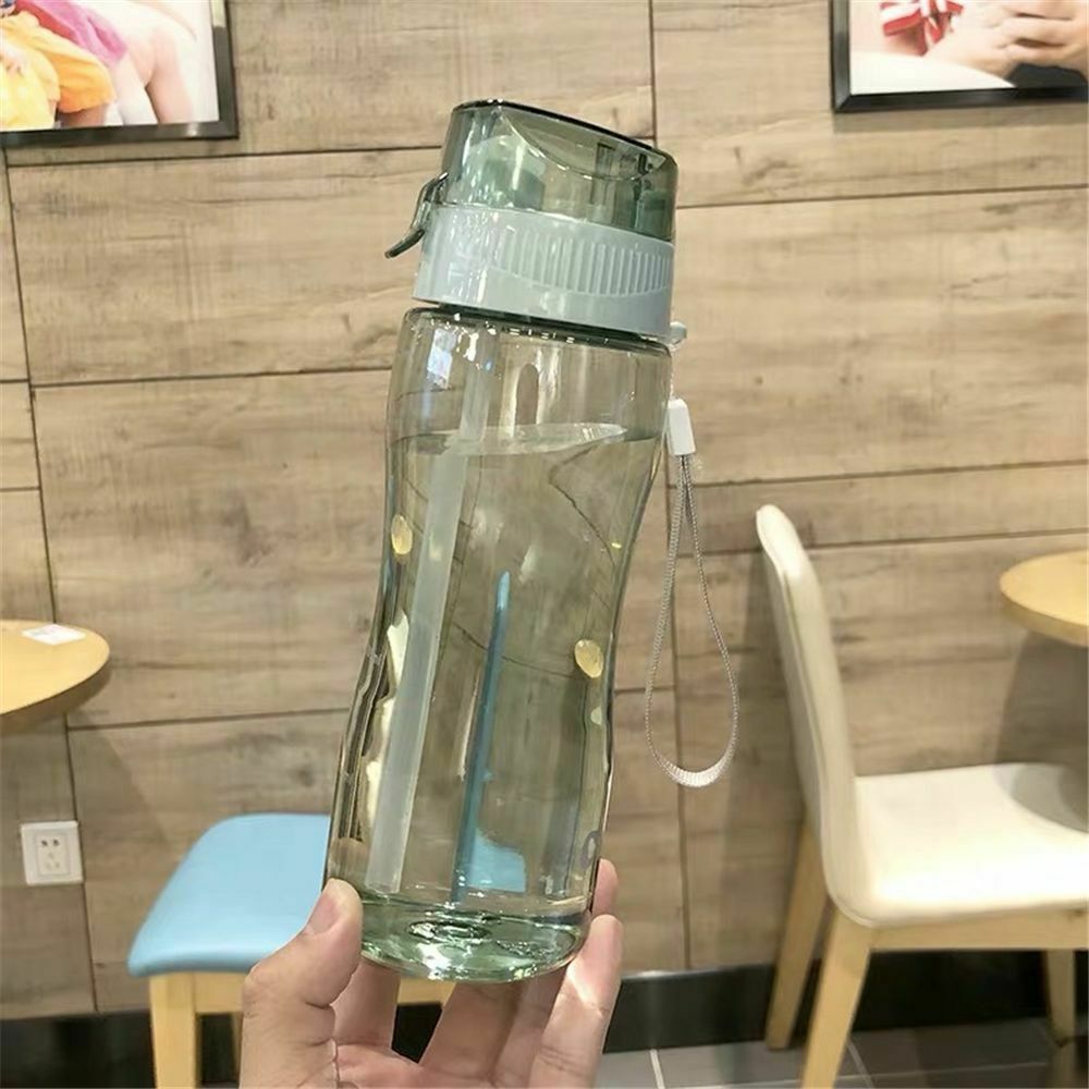 Portable Gym Travel Drinks Mugs Free Leakproof Sports Water Bottle Clear Bottle