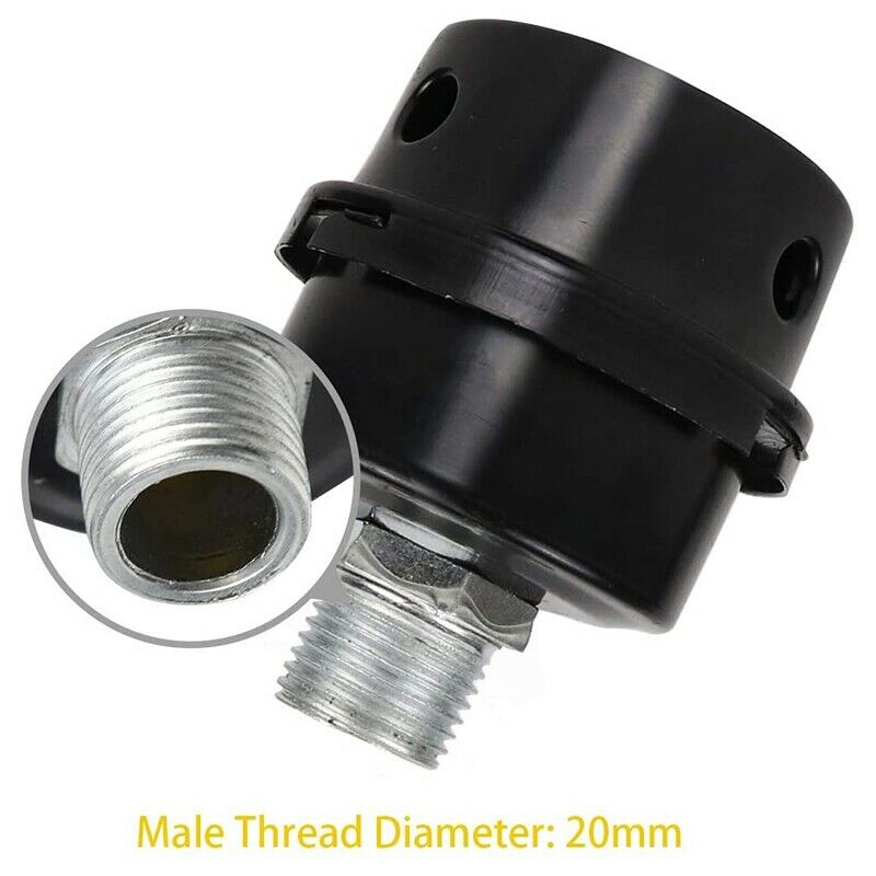 Air Compressor Filter 20mm 1/2 Inch PT Metal Air Compressor Intake Filter NoisF6