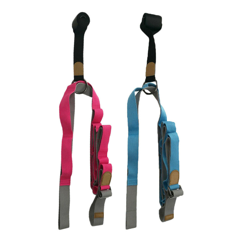 2x Leg Stretcher Yoga Dance Strap Legs Out Balance Belt Bands Home Trainer