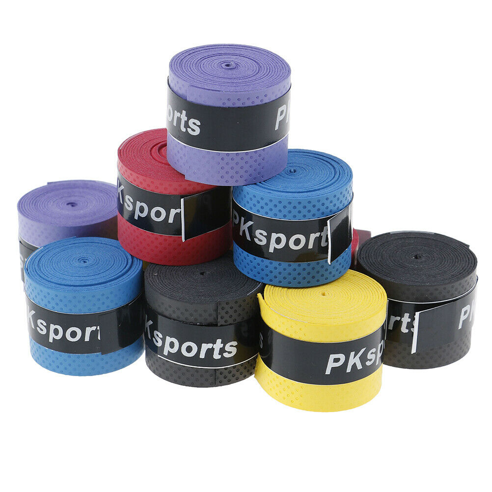10pcs Tennis Squash Racquet Band Grip Tape Fishing rod Sweatband Grip Sweat DD