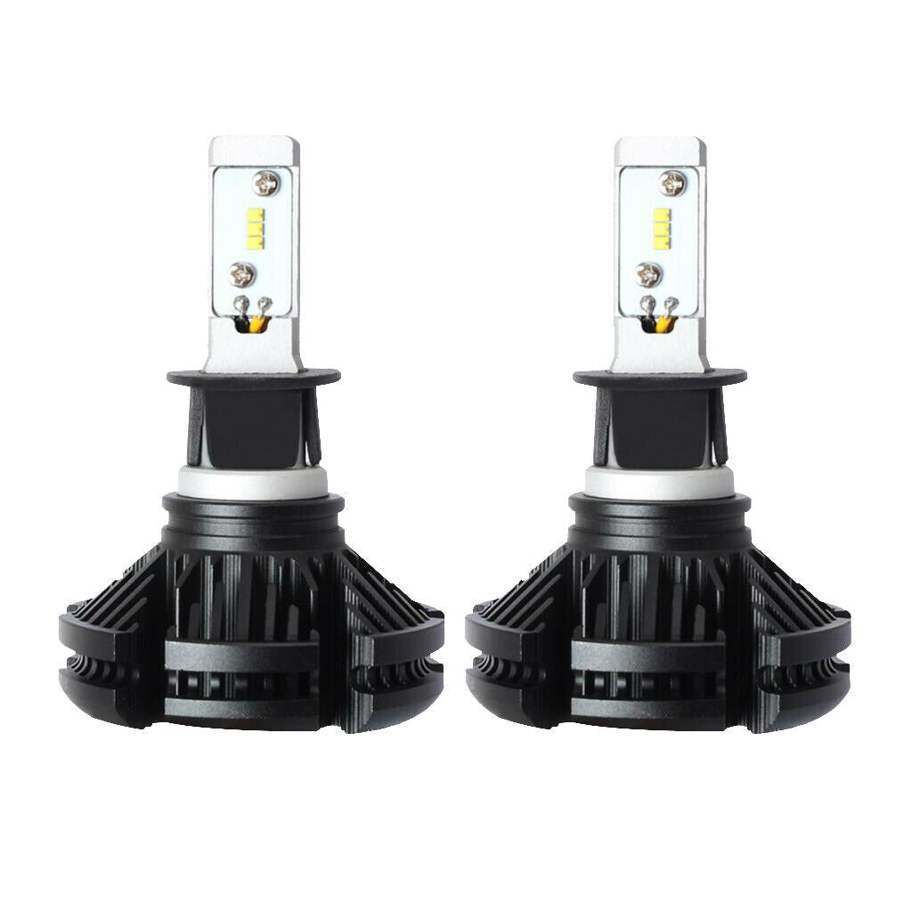 2pcs H3 9-32V Car Motorcycle Headlight Bulb 6500K 50W Fog Driving Light Lamp