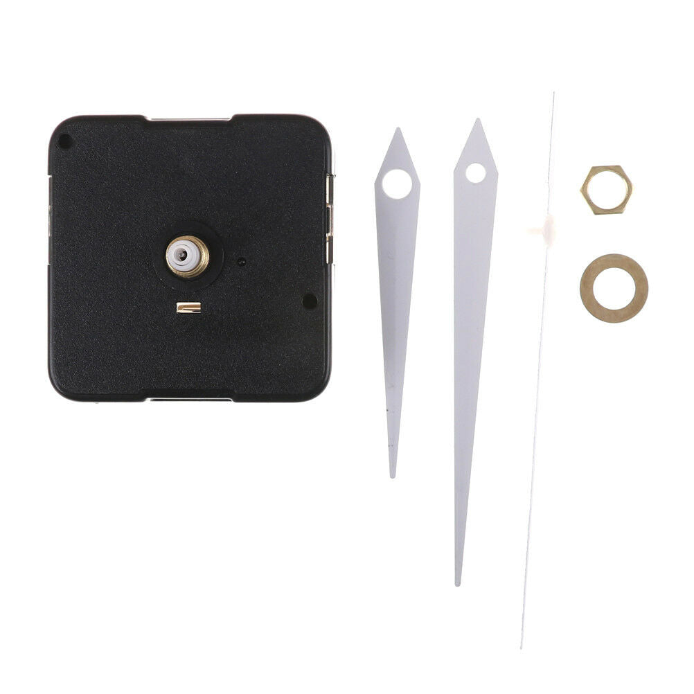 White Spindle Hands Quartz Clock Movement Mechanism DIY Repair Tool Craf.l8