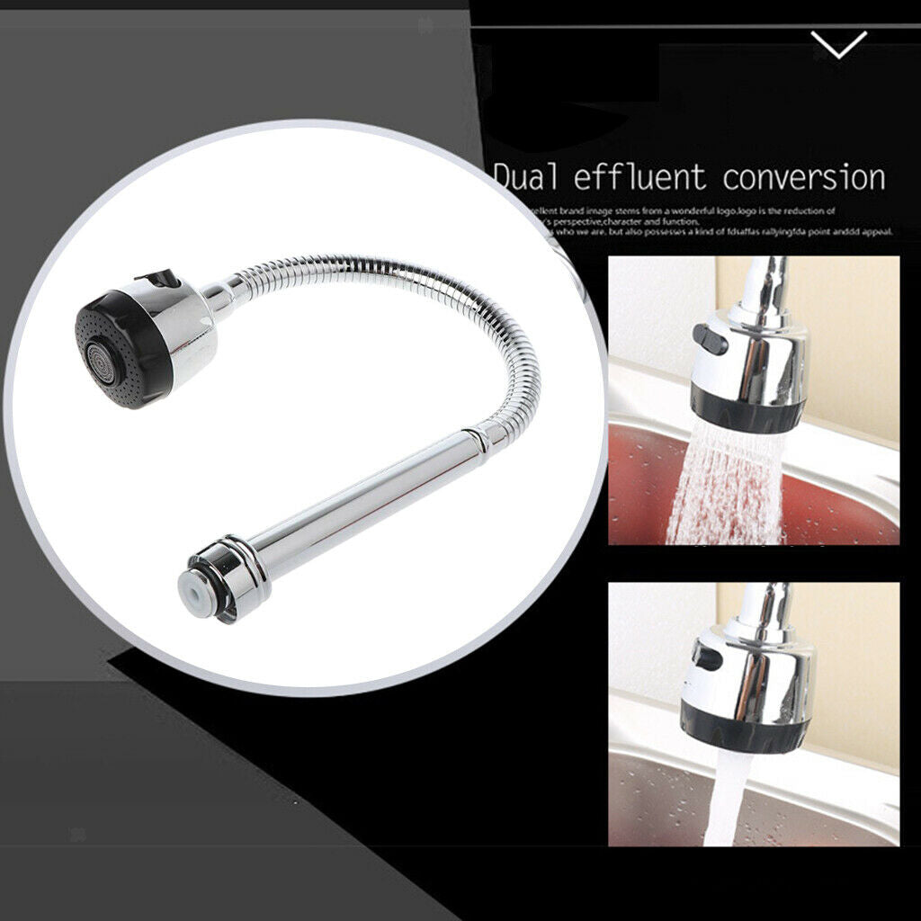 304 Stainless Steel Kitchen Water Faucet Nozzle Sprayer Aerator Pipe Fitting