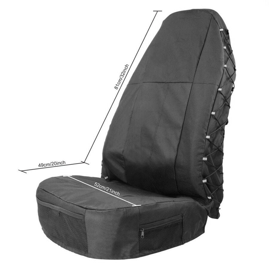 Oxford Cloth + PU Waterproof Car Full Seat Protect Cover for Crossover Sedans