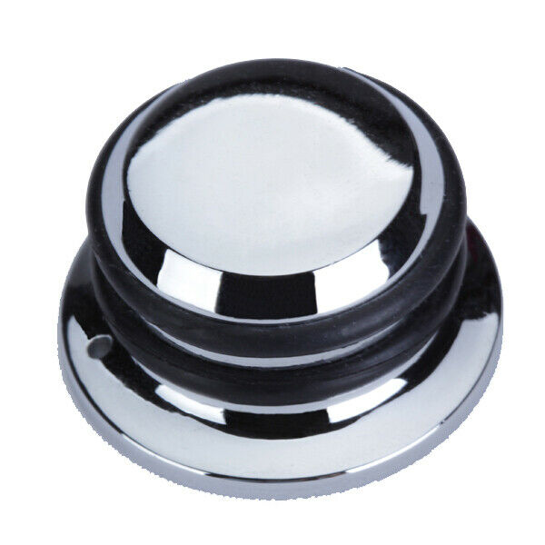 Chromed PUSH on Tone Tunning TOP HAT BUTTONS for Electric Guitar Bass