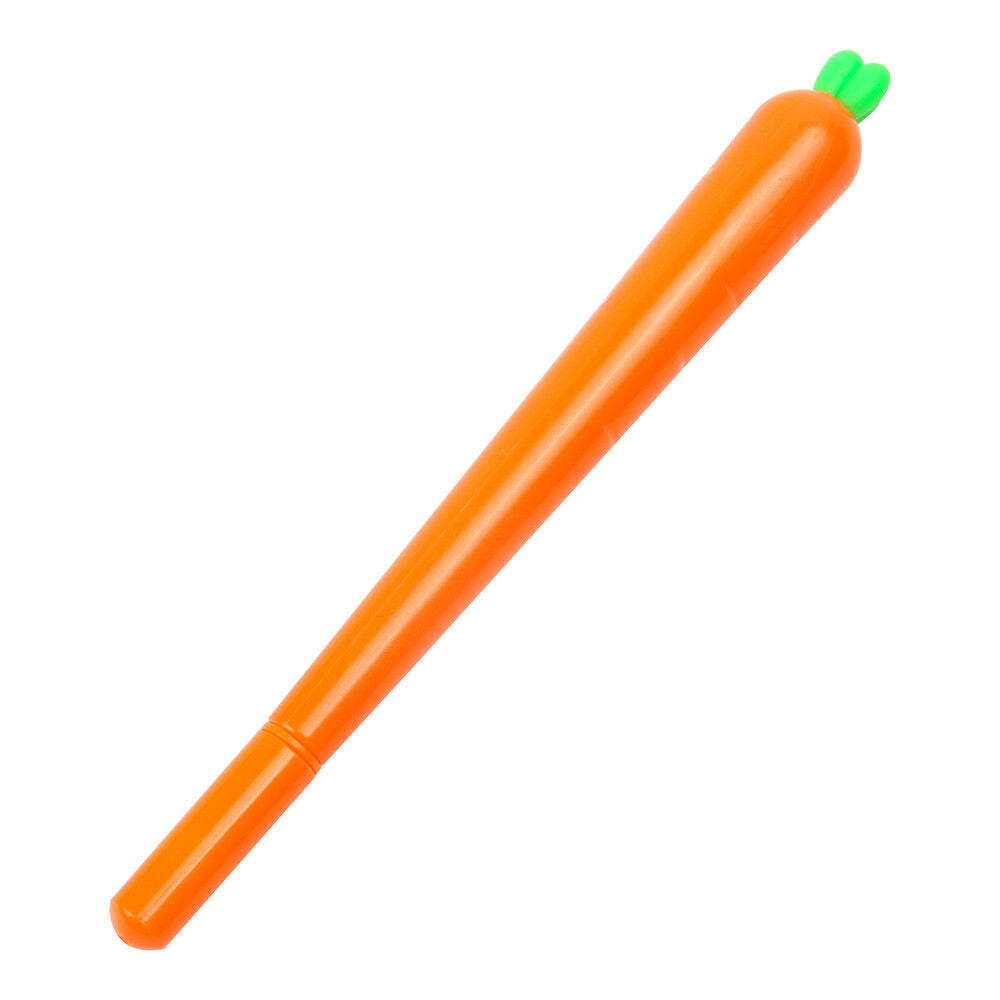 Novelty Cute Carrot 0.5mm Plastic Gel Pen Office School Gift Stationery Pen Gift