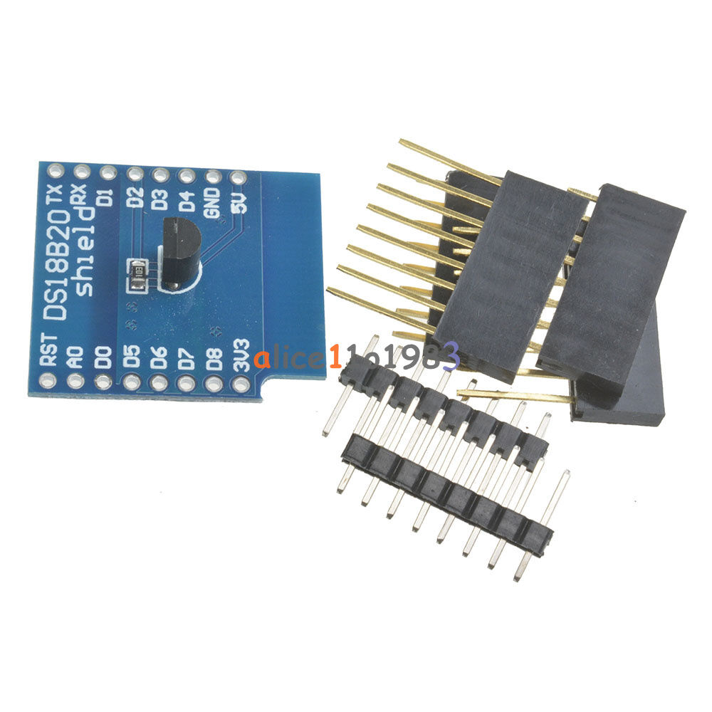 DS18B20 Temperature Sensor Shield Wemos D1 Mini D1 Mini Pro ArduinoESP NodeMCU