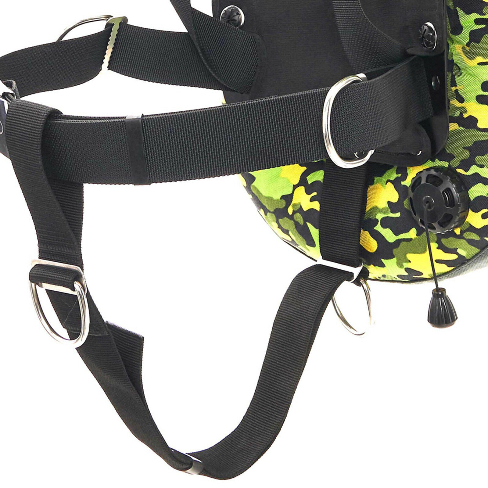 2X Dive Harness Crotch Strap with Loop 50mm Scuba Diving Webbing Crotch Straps