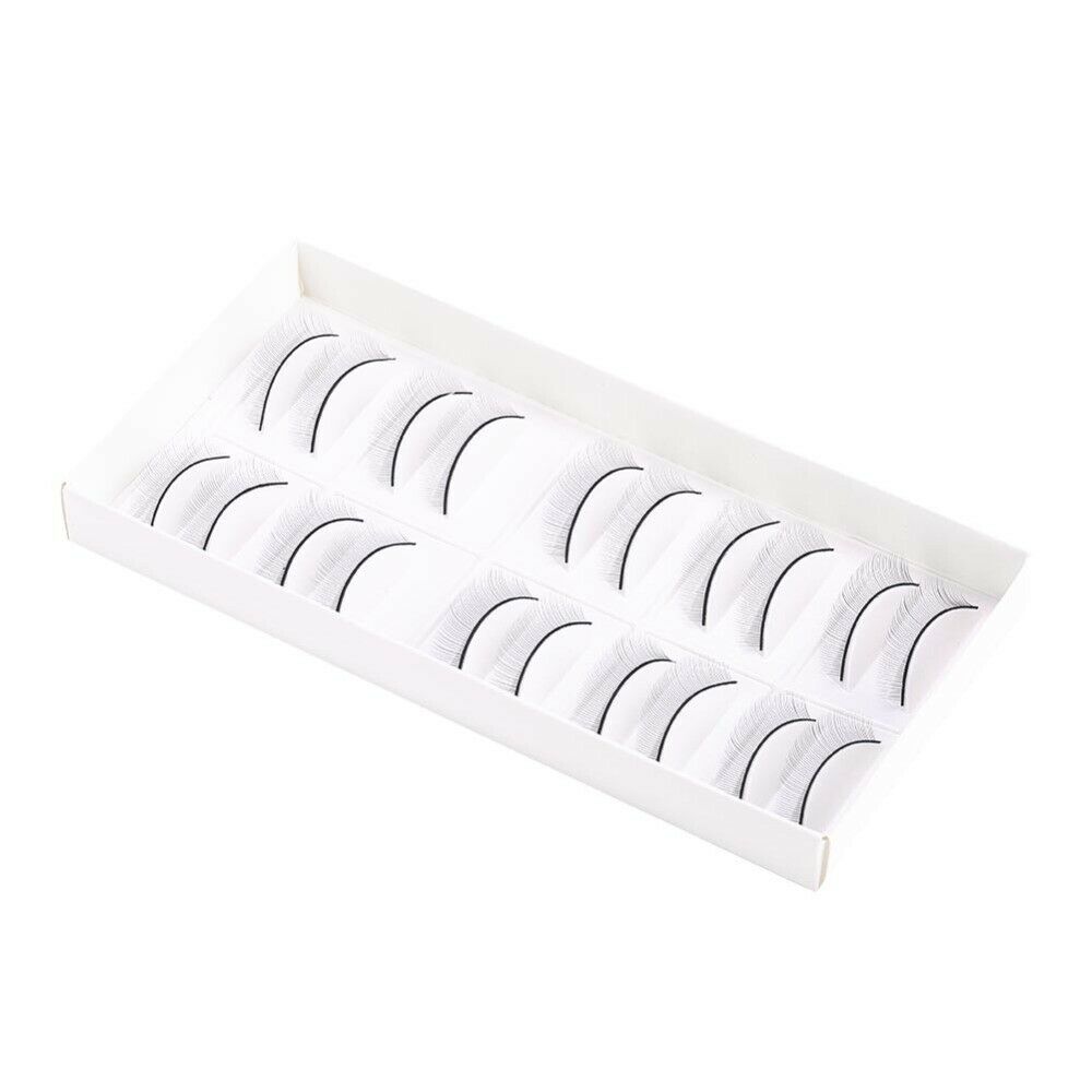 10 Pair Training False Eyelashes Extension Practice Makeup Eye Lashes Grafting