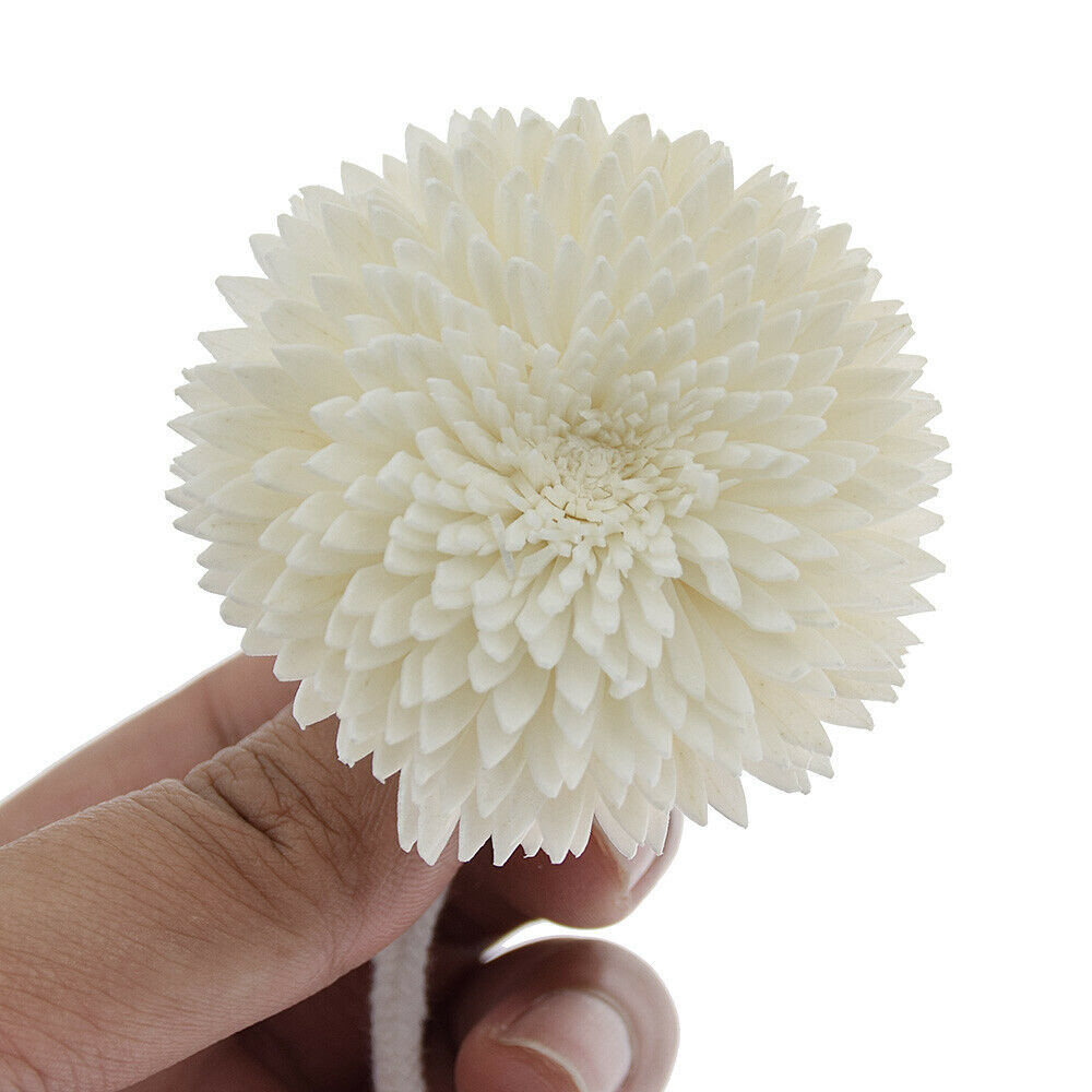 4Pcs Artificial Flower Chrysanthemum Absorbent Oil Diffuser Aroma Home Fragrance