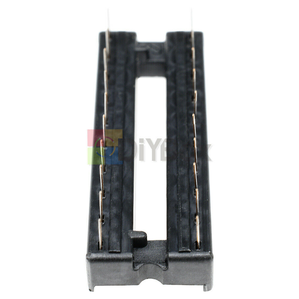 100X 20-Pins IC Sockets Adaptor Solder Dual Wipe Contact Type DIP-28 IC Socket