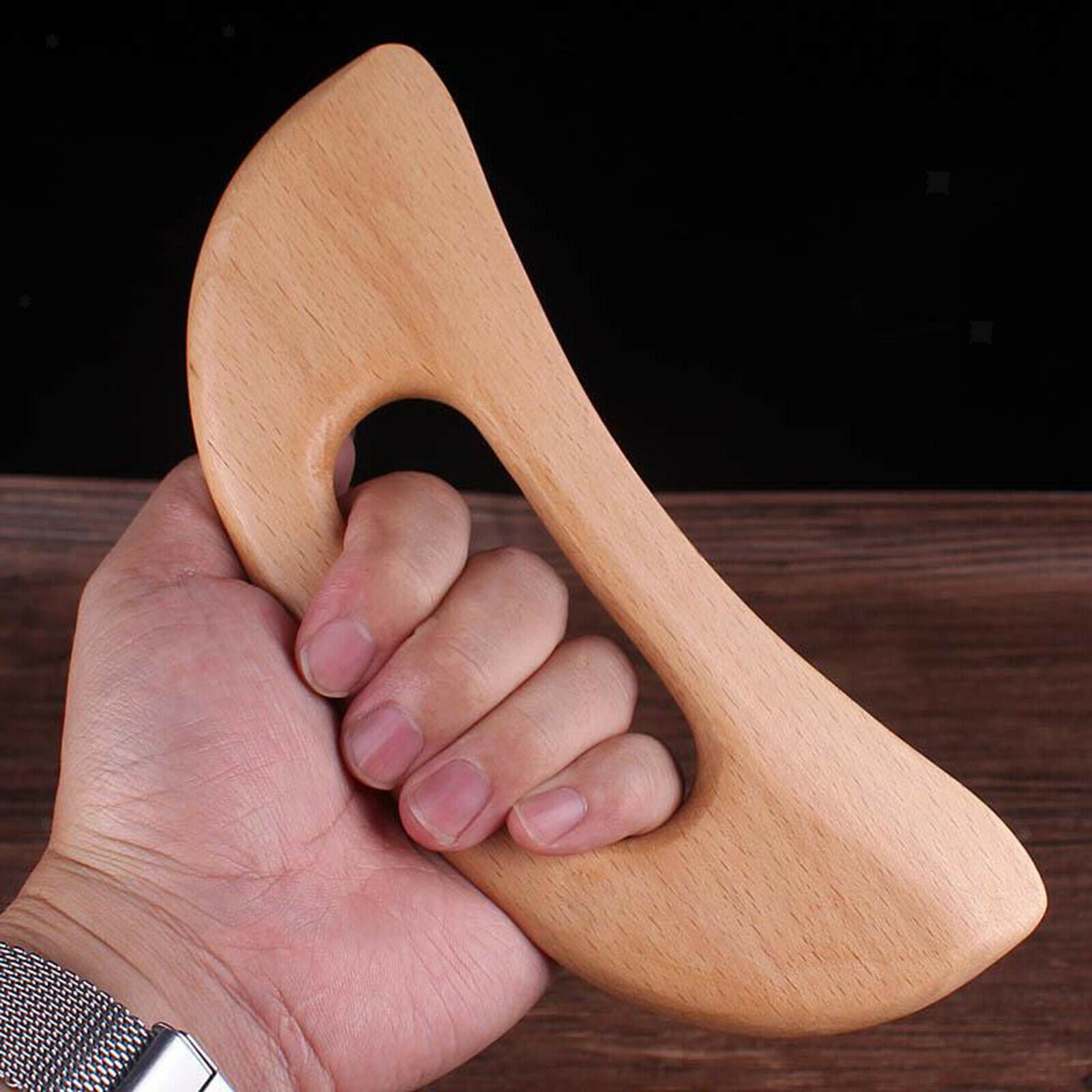 Beech Gua sha Massage Tool for Soft Tissue Release Legs Arms Shoulder Pain