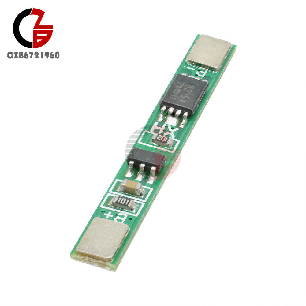 1S 3.7V 2.5A Lithium Battery Protect Board BMS PCM PCB Charge Discharge Module