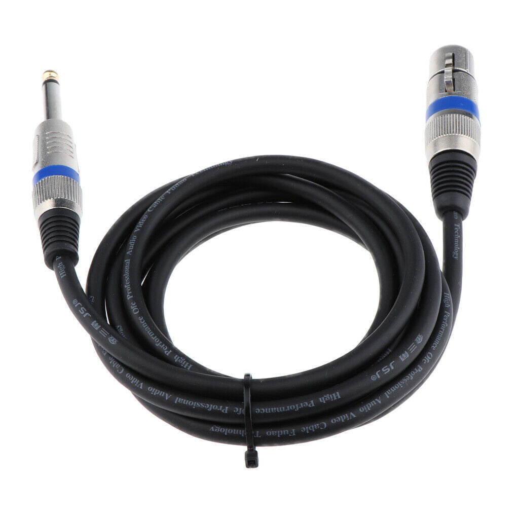 6.35mm Male to XLR Female Audio Cable Replacement for Speaker PC 200cm