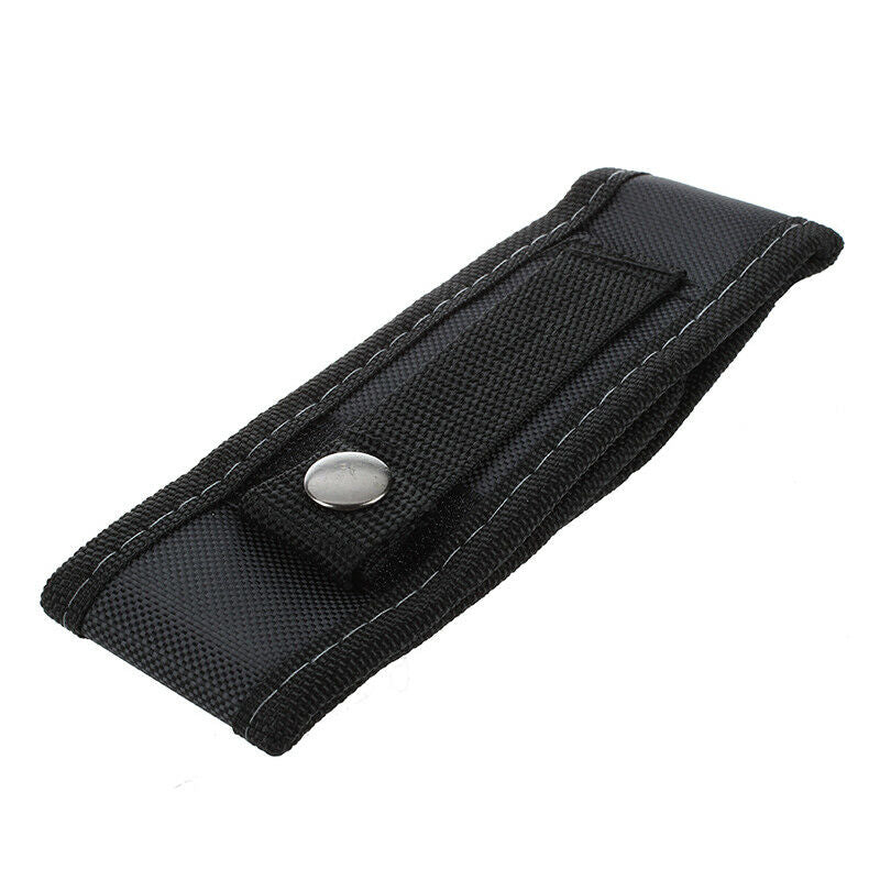 LED Flashlight Torch Nylon Holster Cover Pouch Holder Y1U9