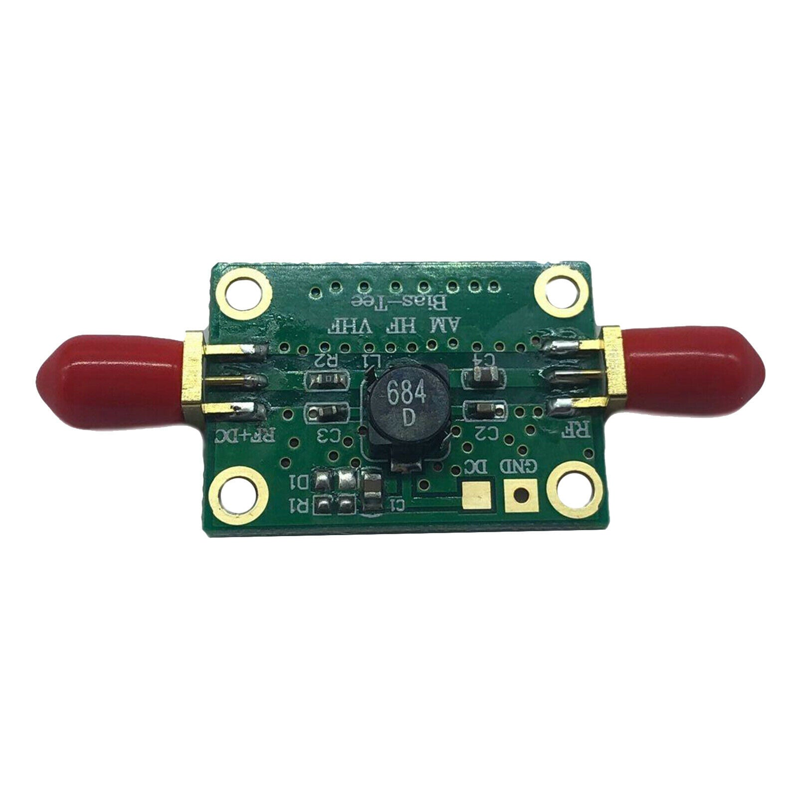 DC1-50V Receiver 25K-100mhz HF Bias Tee Amplifier LNA Wideband Board Module