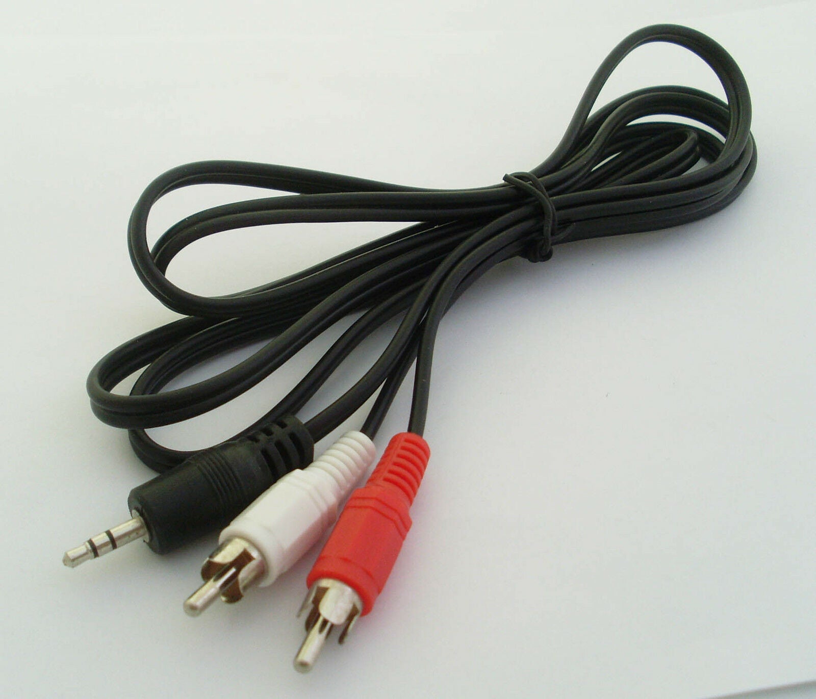 2sets 5.5FT 3.5mm Stereo Plug to 2 RCA Plug Audio Cable