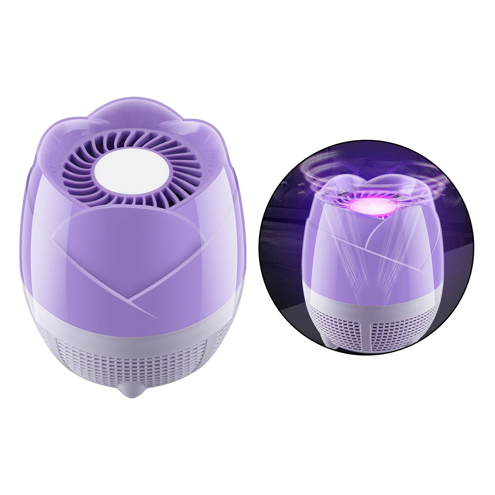 Mosquito Killer Lamp Pest Control Fly Bug Zapper USB DC5V 3W for Bedroom