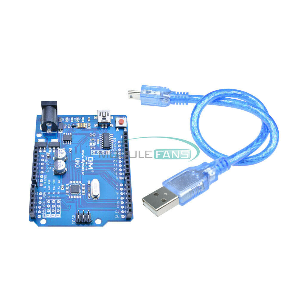 ATmega328P CH340G Microcontroller UNO R3 Board Mini USB Board +USB Cable