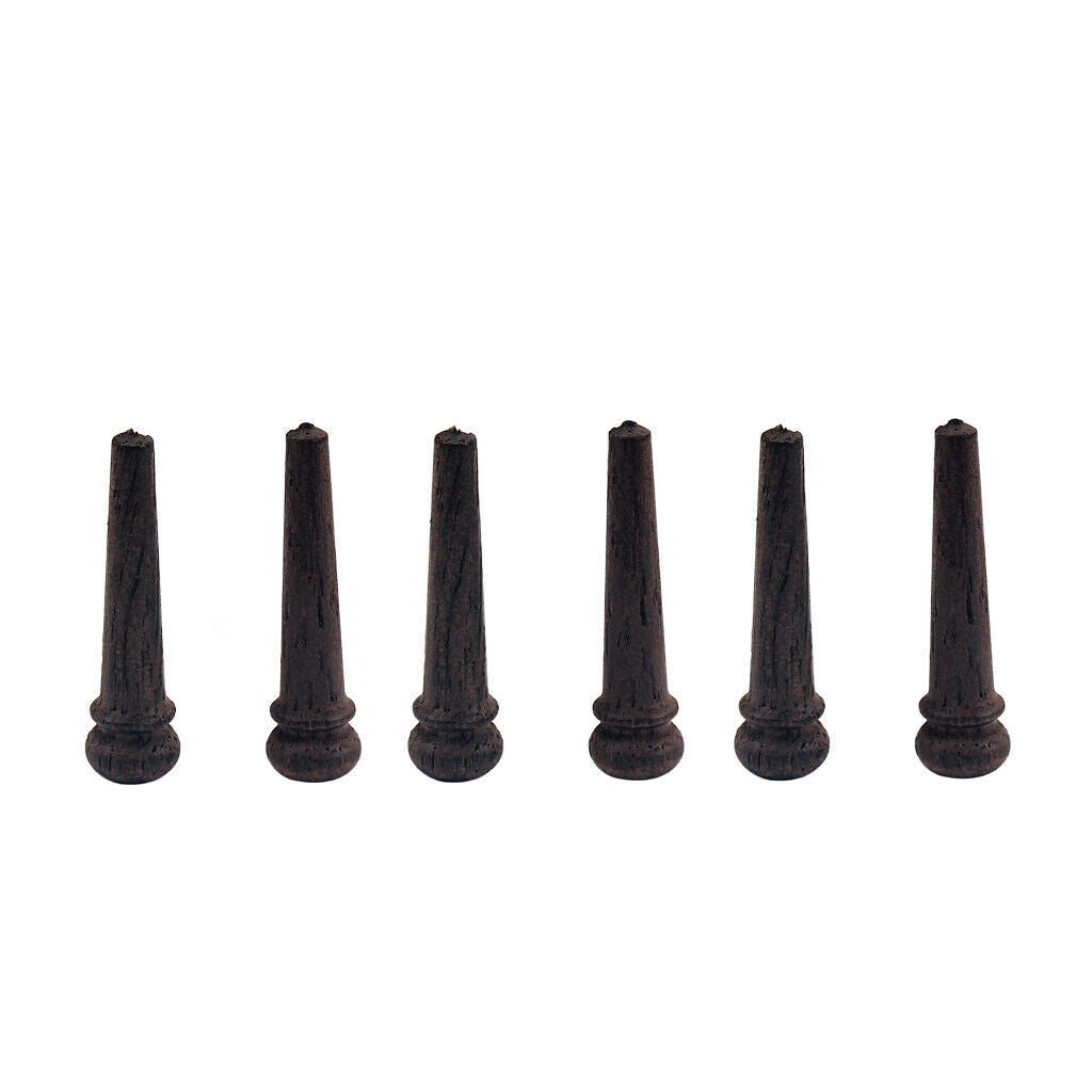 6 Pcs Guitar String Pins Guitar String Nails Bridge Pin for Acoustic Guitar