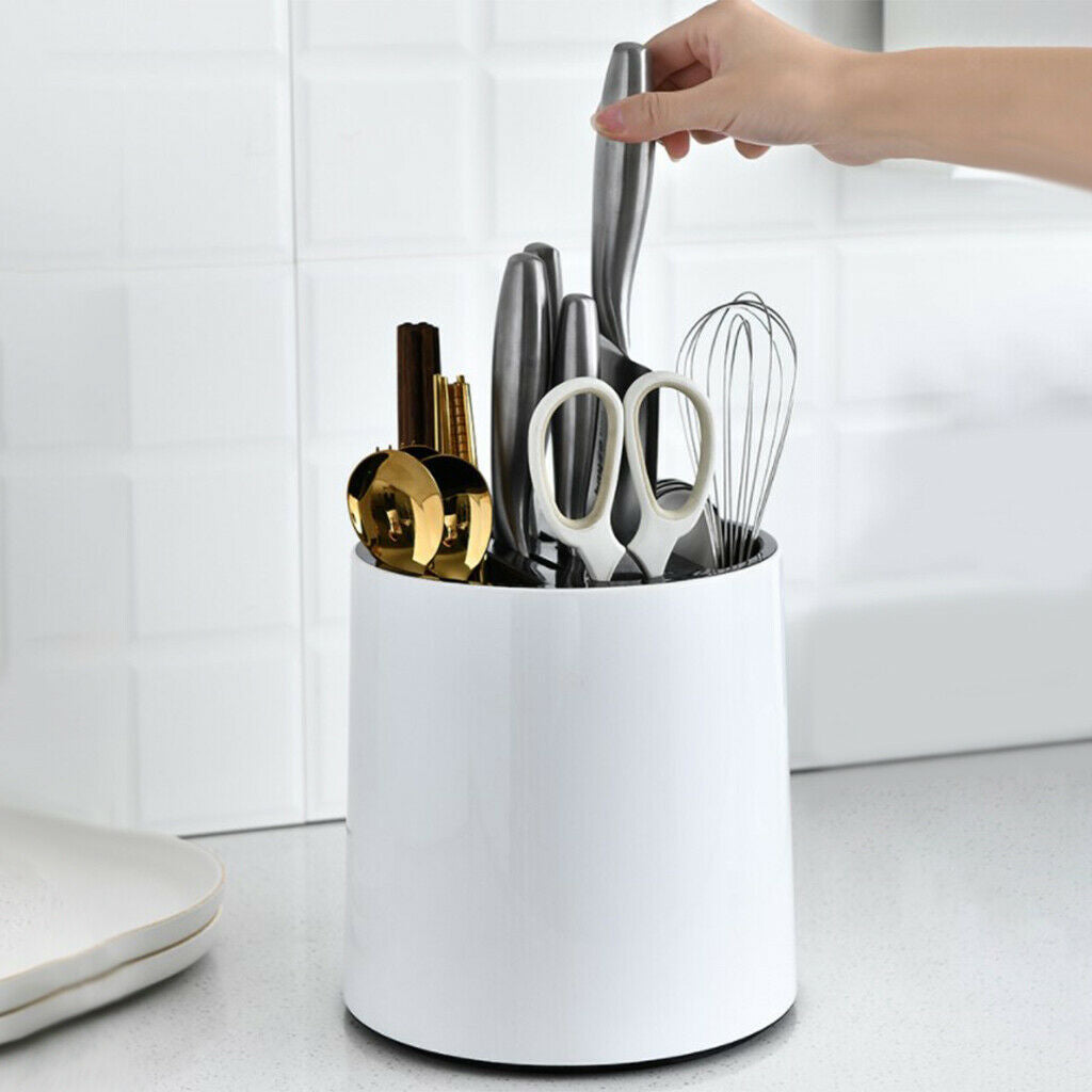 Kitchen Utensil Holder Sturdy 360 Degrees Extra Large for Countertop Spatula