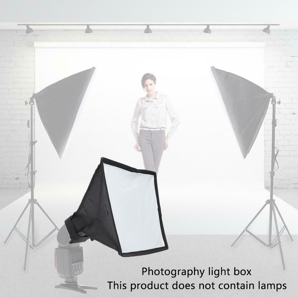 Universal Flash Light Softbox 20x30cm Speedlight Soft Box Photo Accessories @