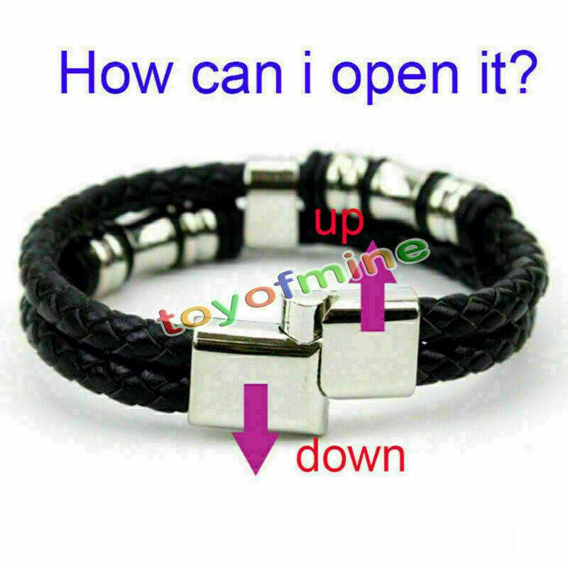 Men's Braided  Fashion Stainless Steel Cuff Bangle Bracelet Wristband AU