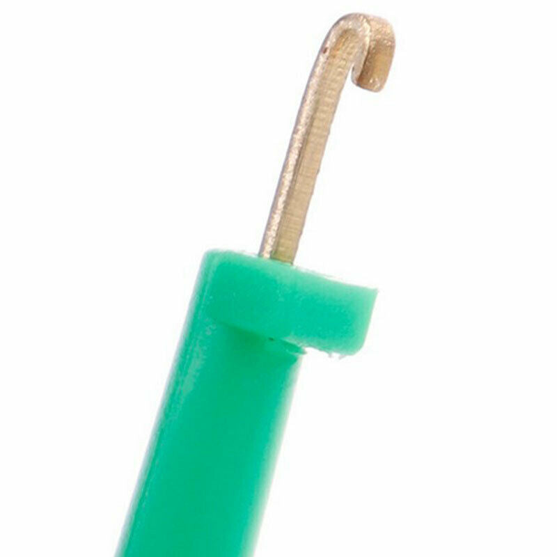 12x Useful multimeter lead wire test probe hook clip set grabbers connectohmBDA