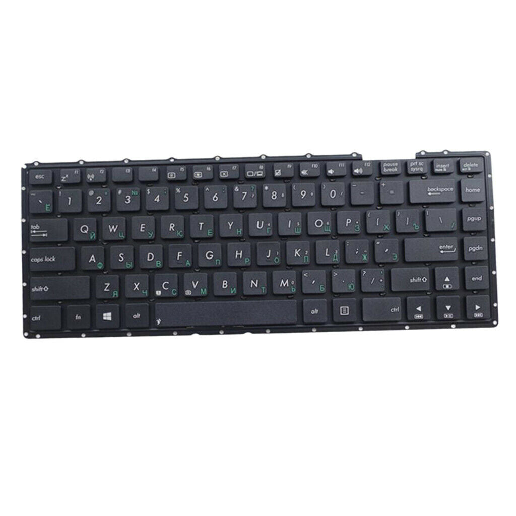 Black Plastic Replacement Russian Laptop Keyboard Keypad fit for ASUS X402