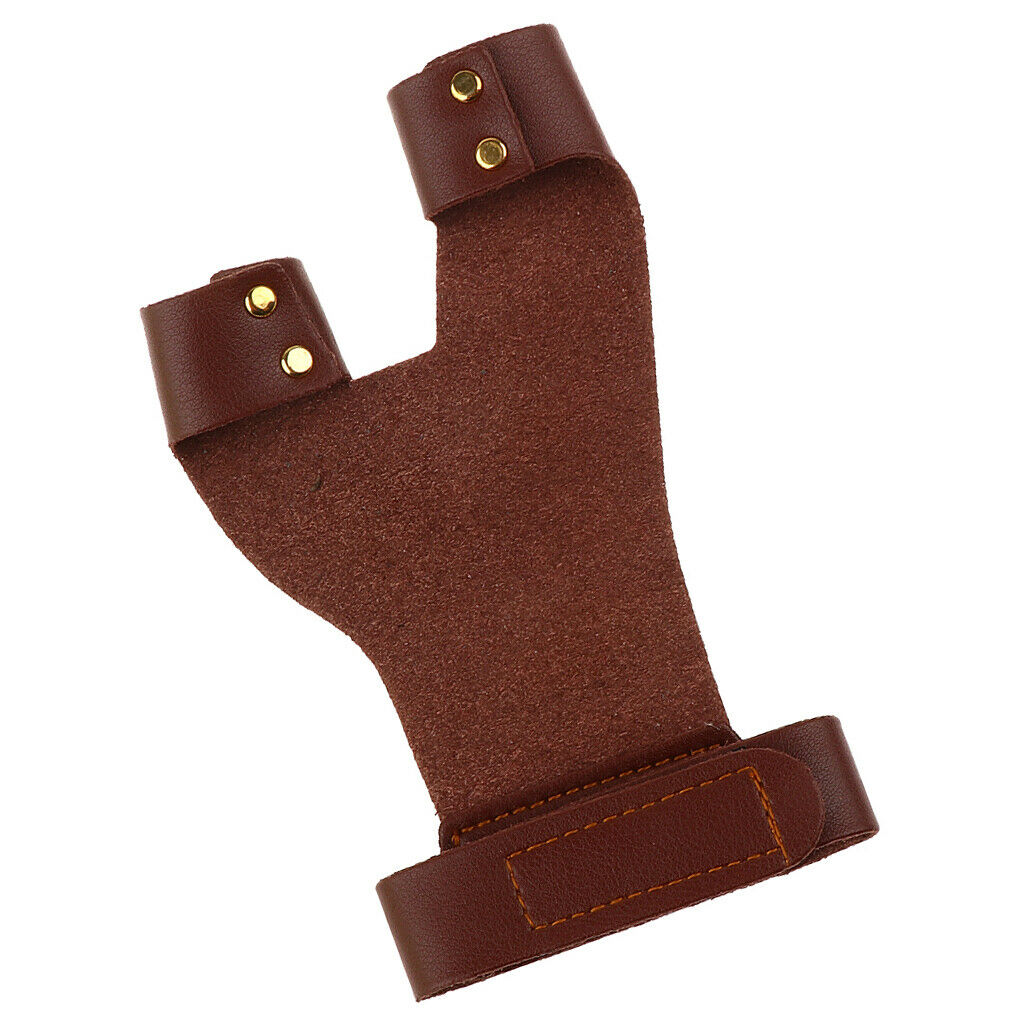 Cow Leather Archery Hunting Left Hand Protect Gear