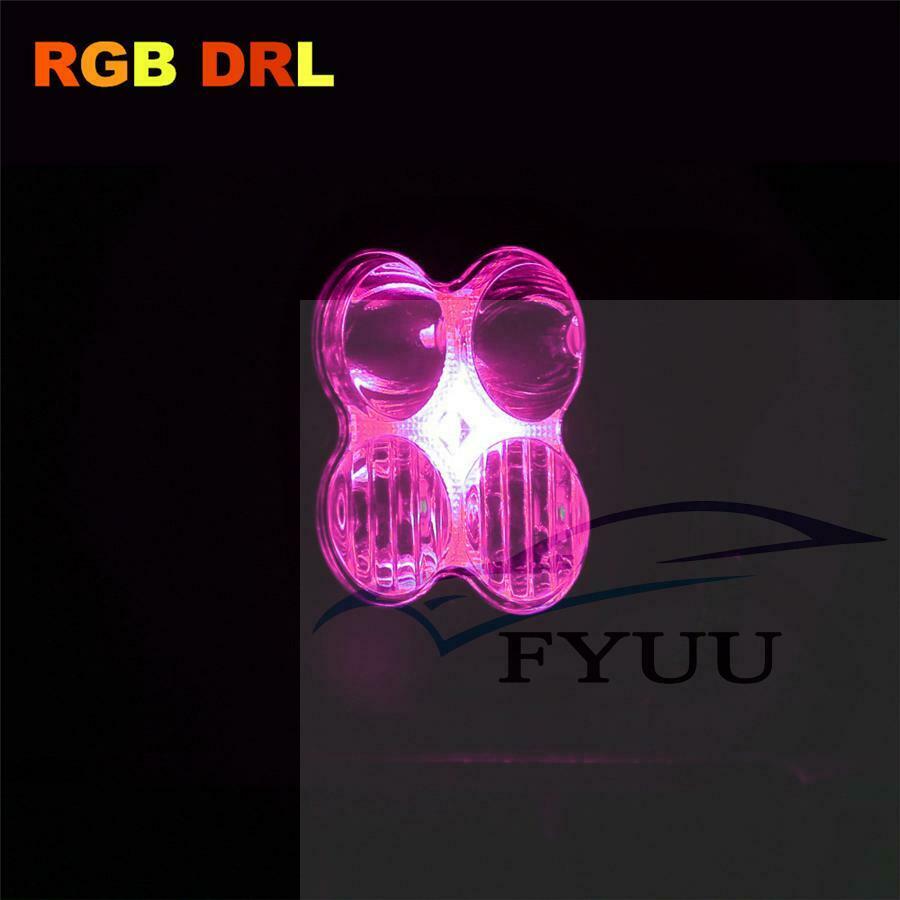 2pc 3.1" 80W 8000LM LED Work Light Bar Combo Off Road Driving Fog Lamp Bright