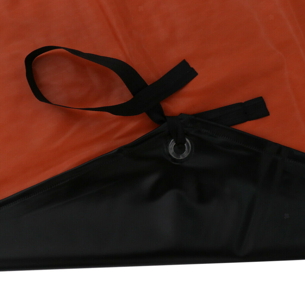 Black PVC Waterproof Sleeveless Apron for Home Restaurant Kitchen Butcher